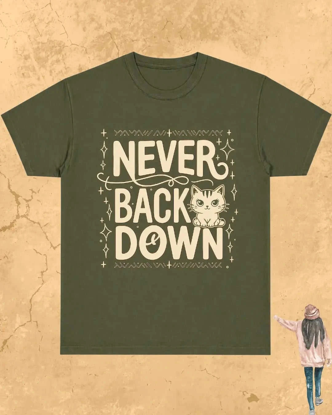 Meow Little Troublemaker Cotton Tshirt Swiftsoul