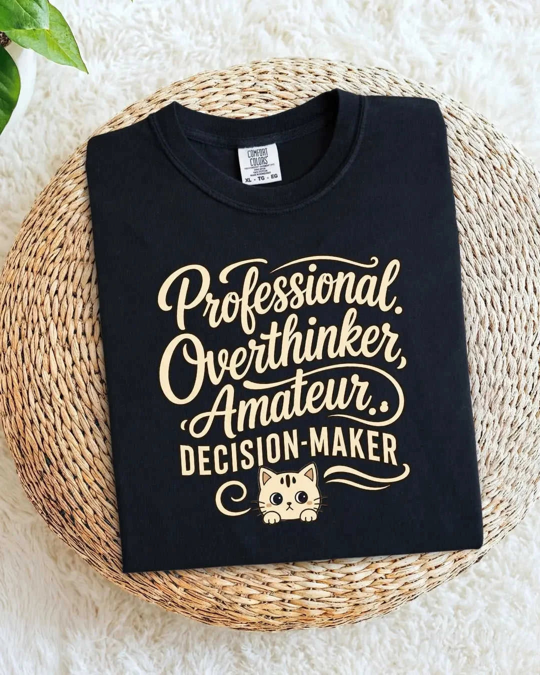 Meow Little Troublemaker Cotton Tshirt Swiftsoul
