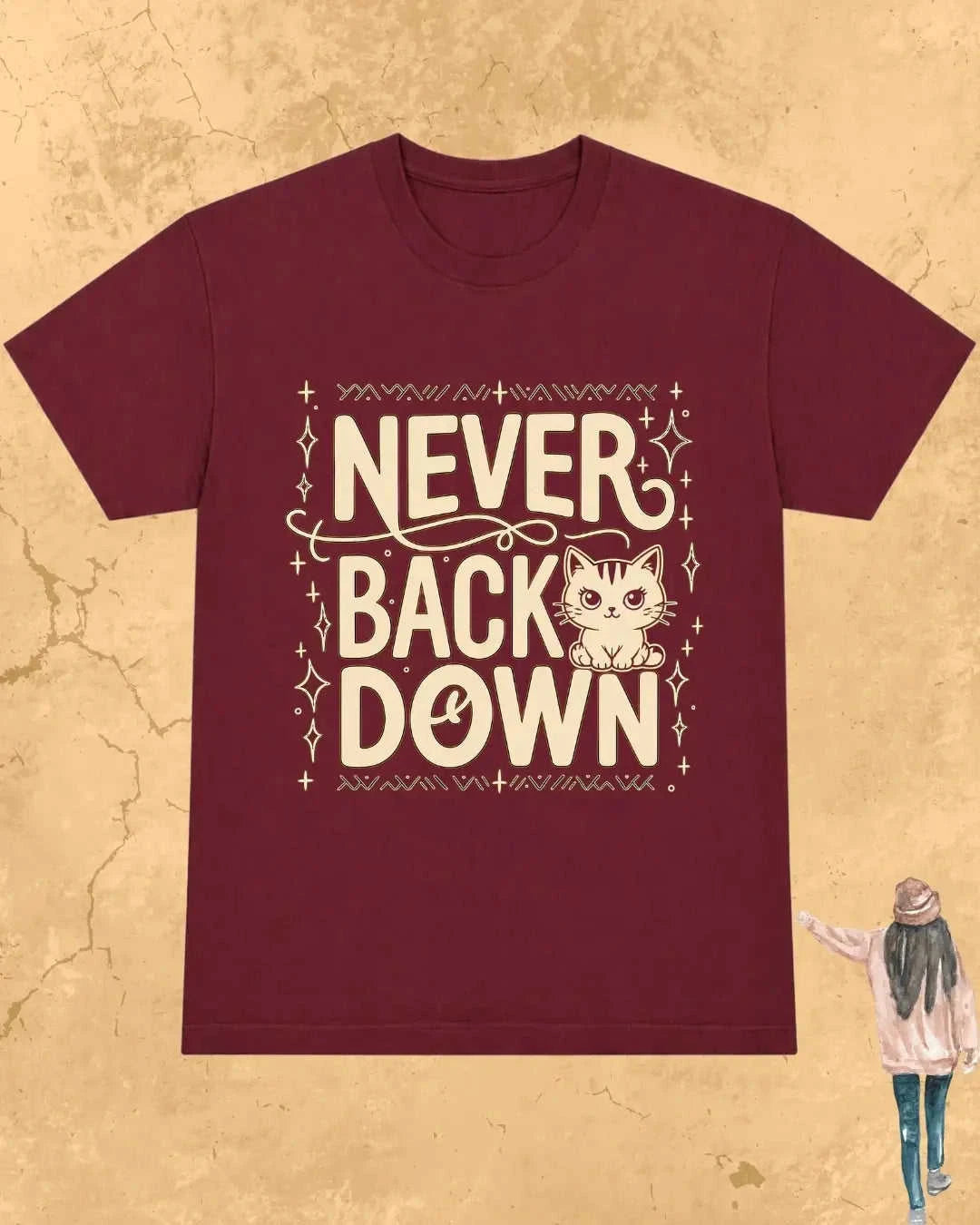 Meow Little Troublemaker Cotton Tshirt Swiftsoul