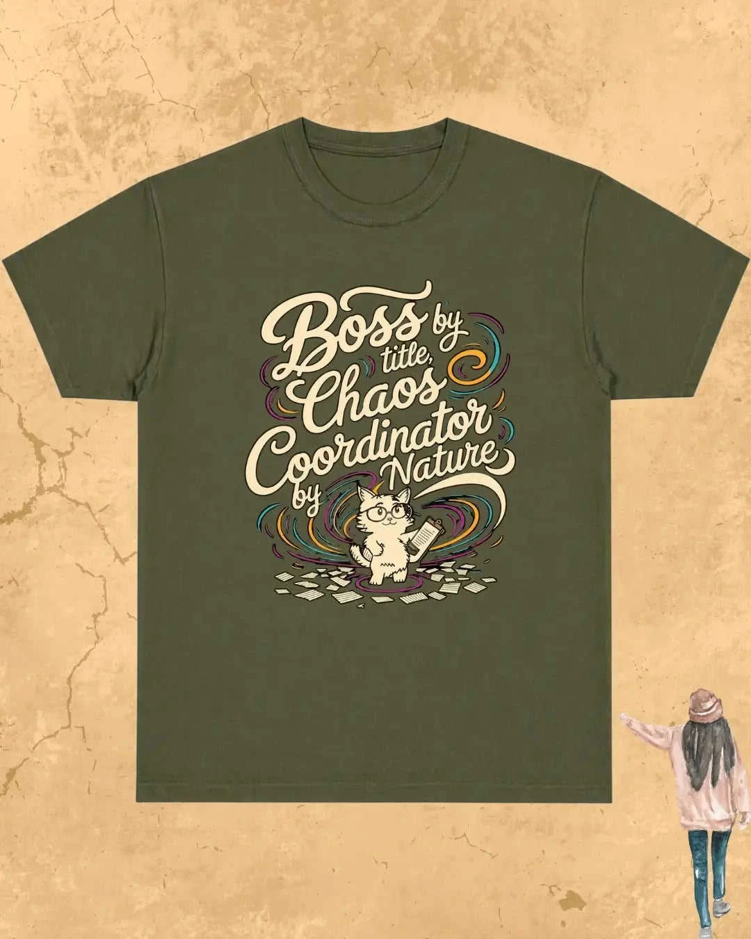Meow Little Troublemaker Cotton Tshirt Swiftsoul
