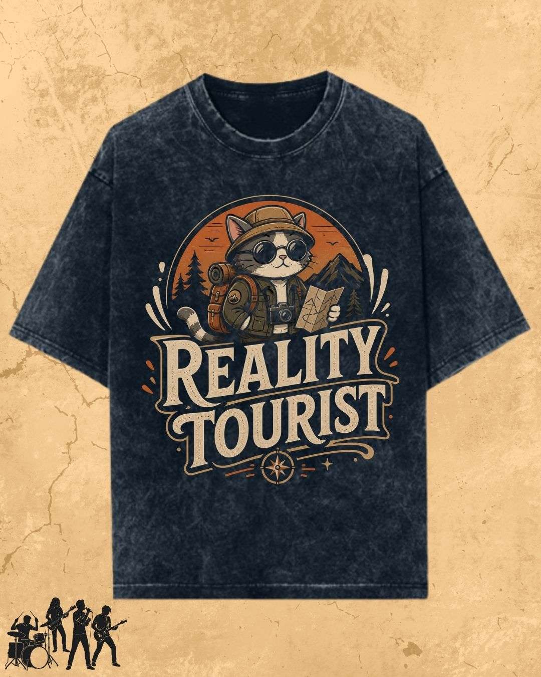 Meow Travel Mode Cotton Tshirt Billien LLC 
