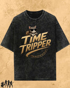 Meow Travel Mode Cotton Tshirt Billien LLC 