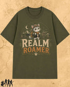 Meow Travel Mode Cotton Tshirt Billien LLC 