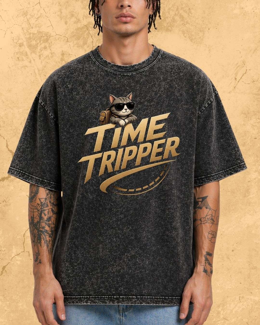 Meow Travel Mode Cotton Tshirt Billien LLC 