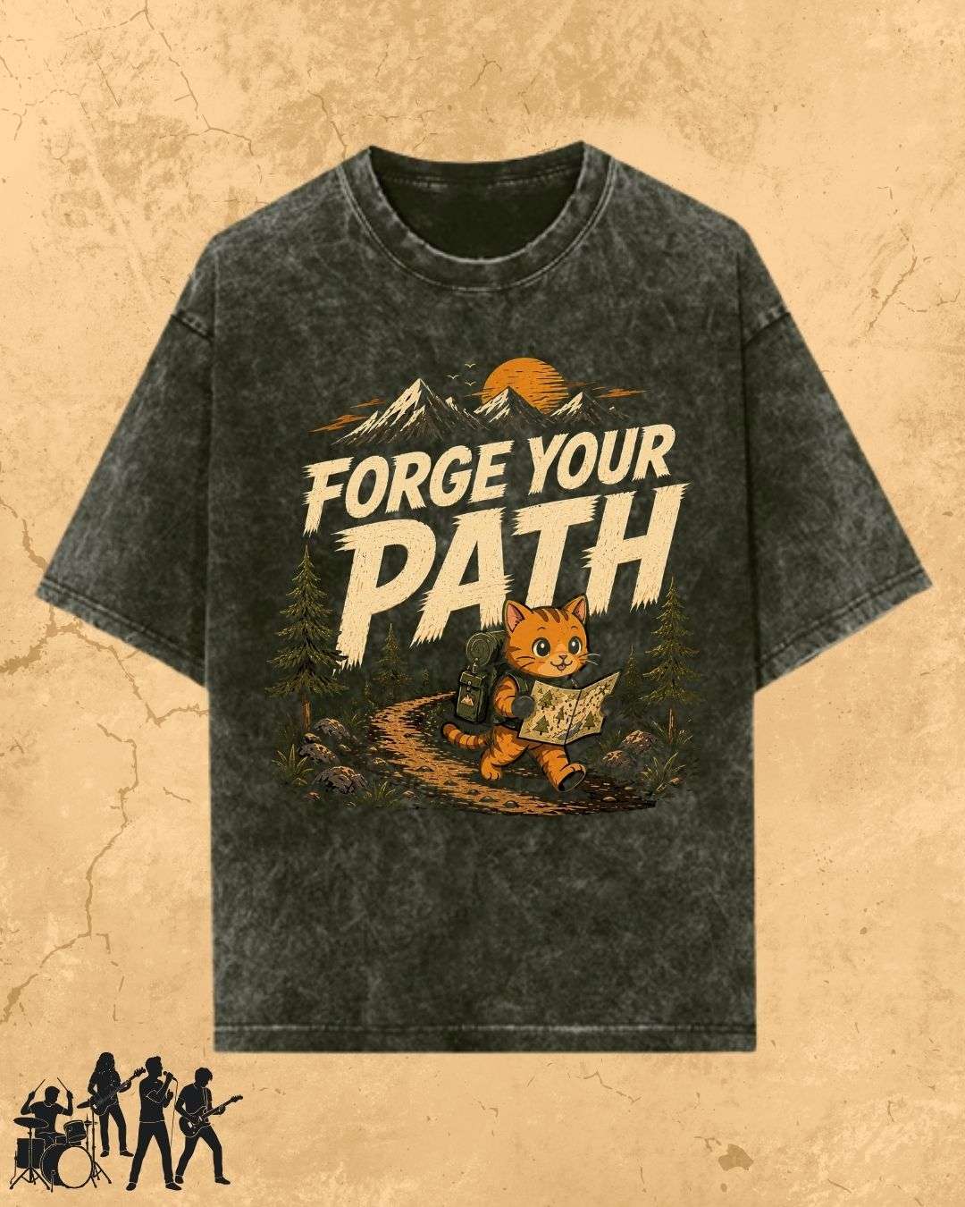 Meow Travel Mode Cotton Tshirt Billien LLC 