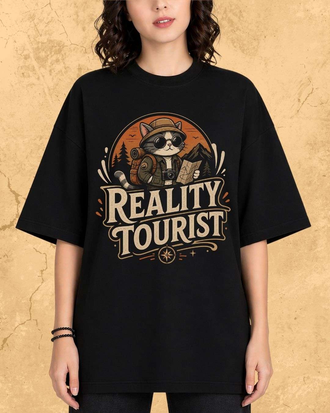 Meow Travel Mode Cotton Tshirt Billien LLC 