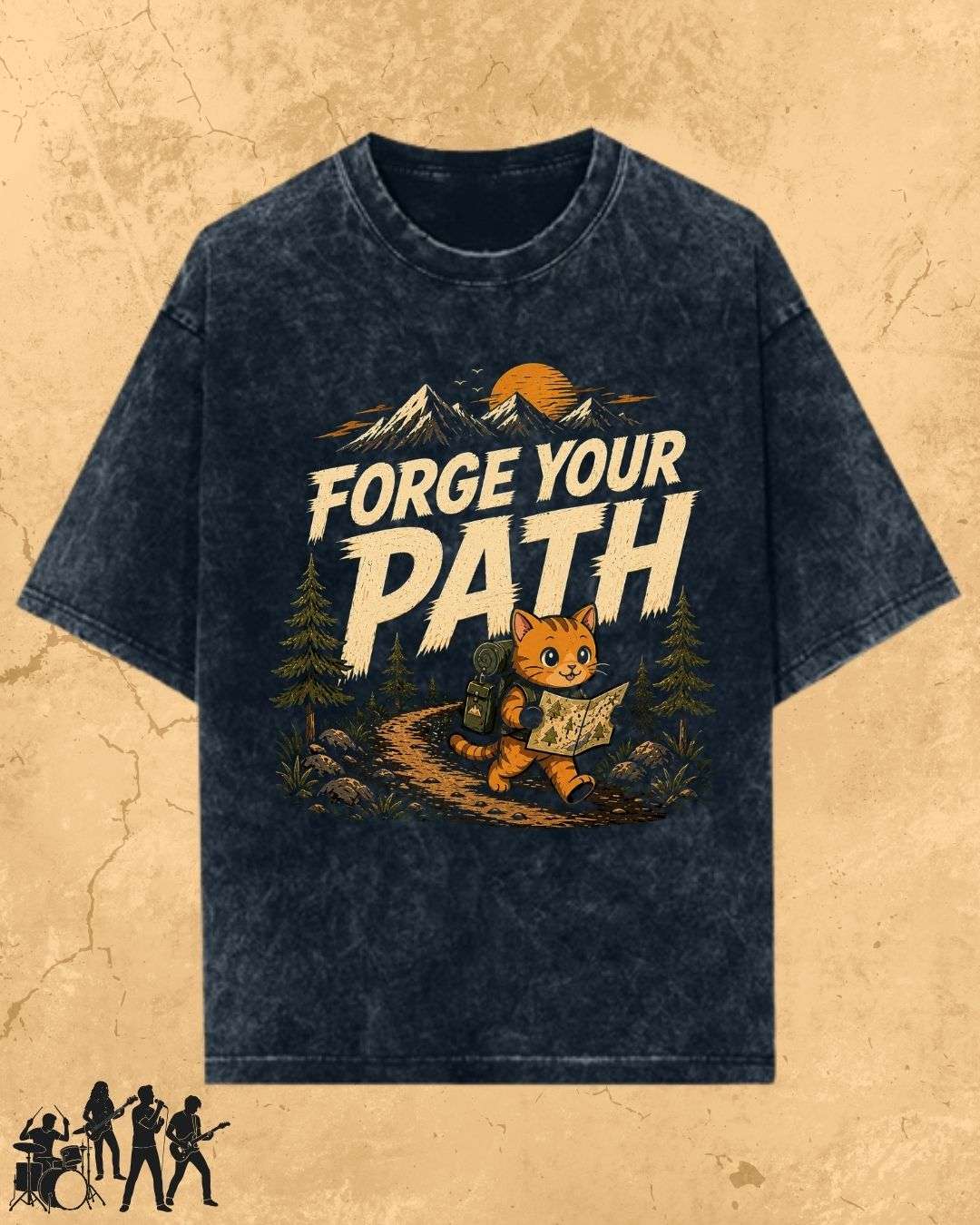 Meow Travel Mode Cotton Tshirt Billien LLC 