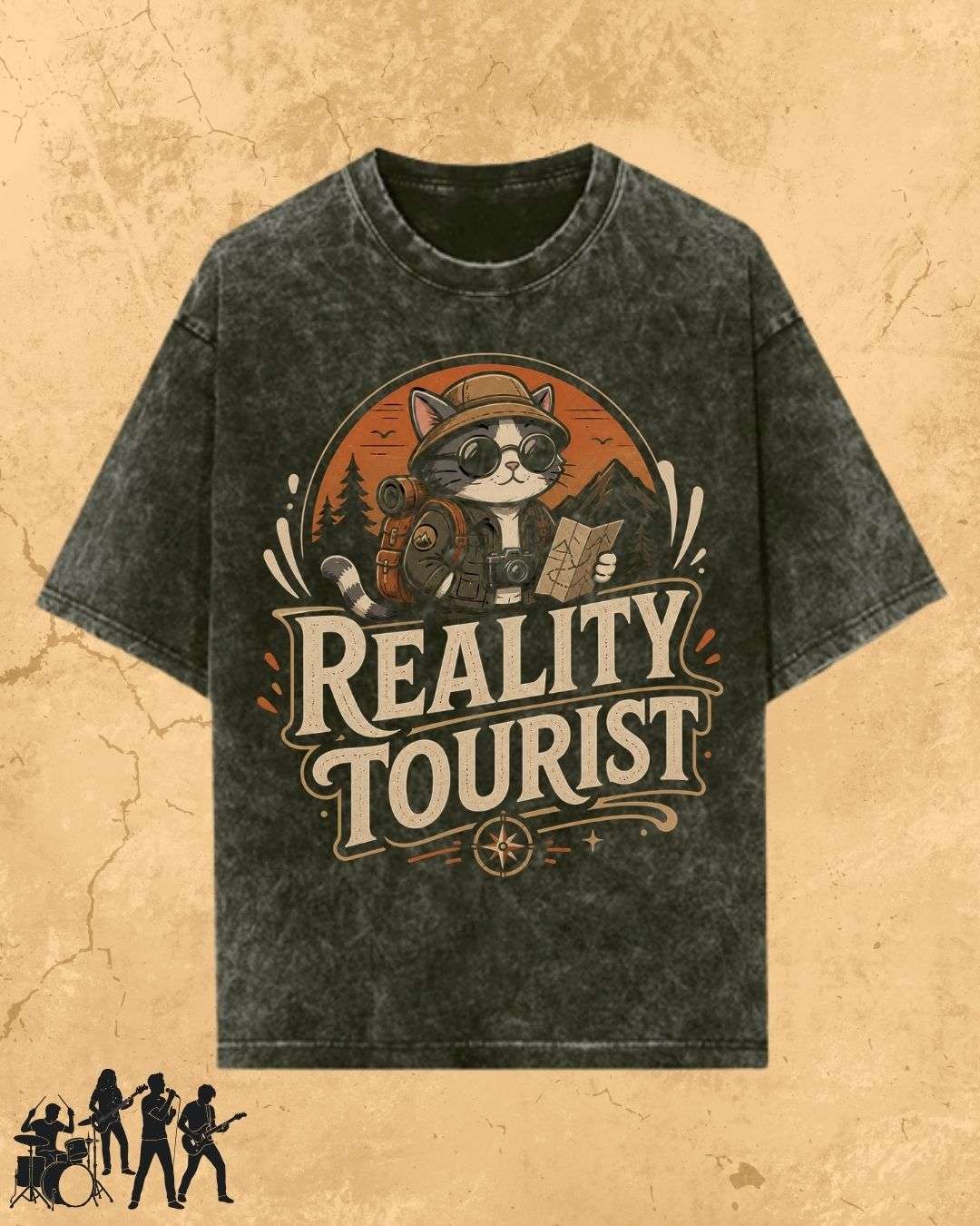 Meow Travel Mode Cotton Tshirt Billien LLC 