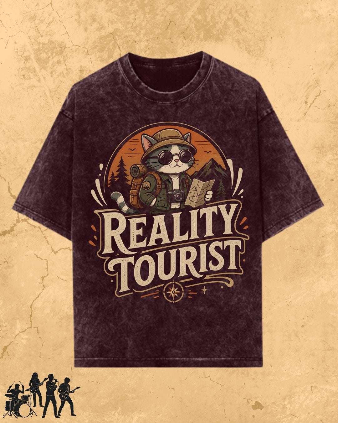 Meow Travel Mode Cotton Tshirt Billien LLC 