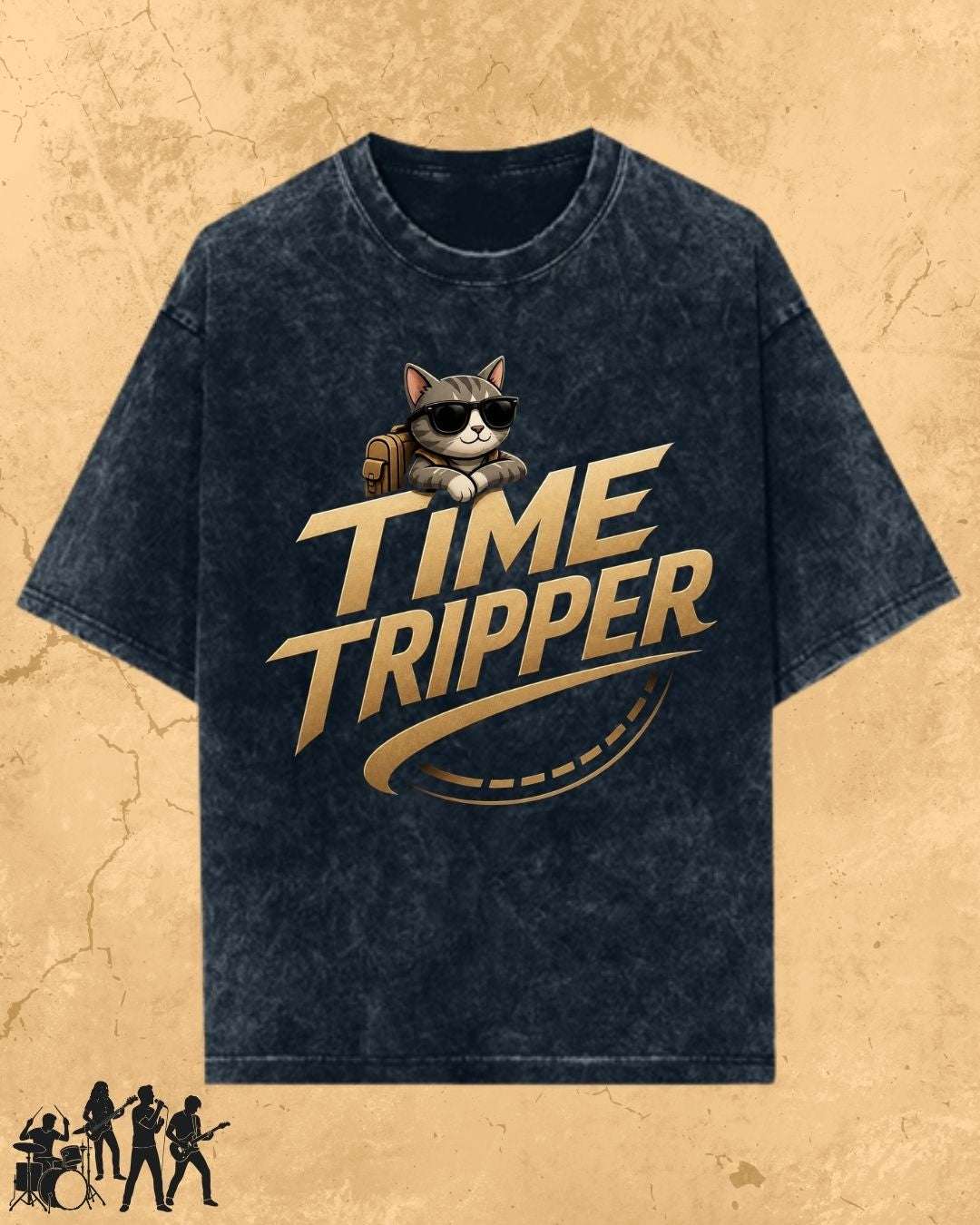 Meow Travel Mode Cotton Tshirt Billien LLC 