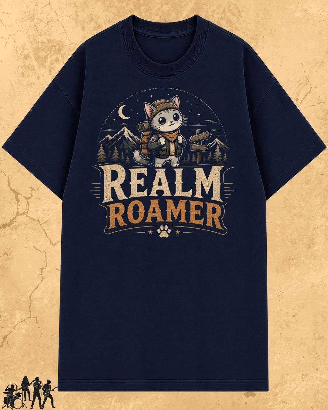 Meow Travel Mode Cotton Tshirt Billien LLC 