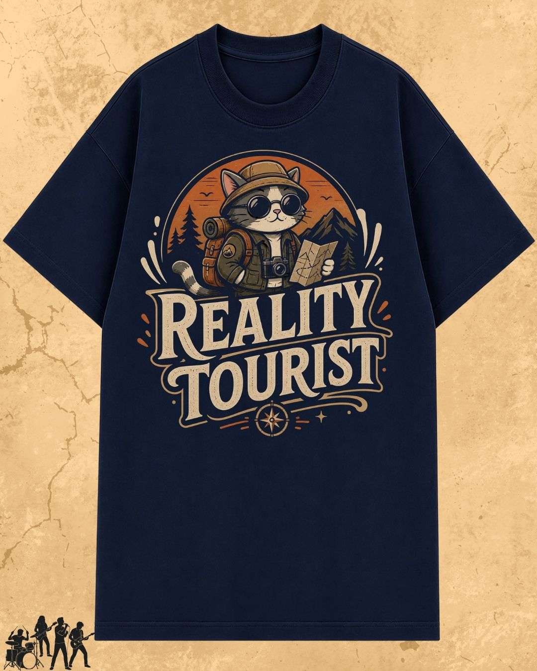Meow Travel Mode Cotton Tshirt Billien LLC 