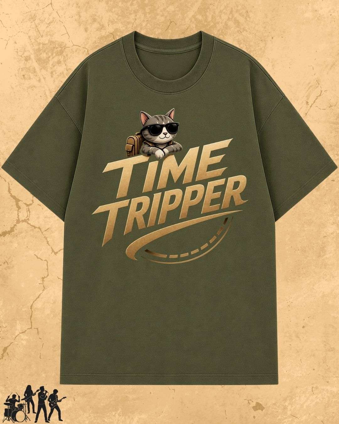 Meow Travel Mode Cotton Tshirt Billien LLC 