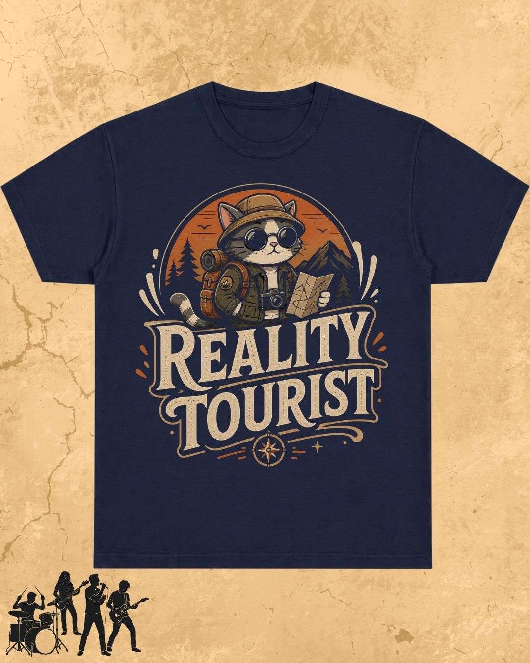 Meow Travel Mode Cotton Tshirt Billien LLC 