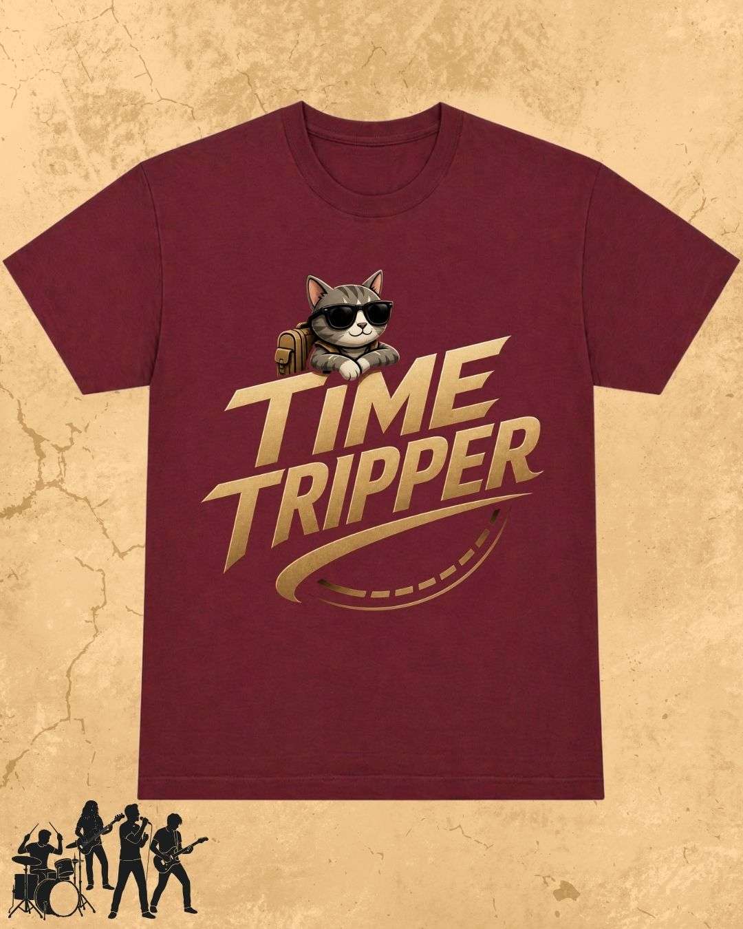 Meow Travel Mode Cotton Tshirt Billien LLC 
