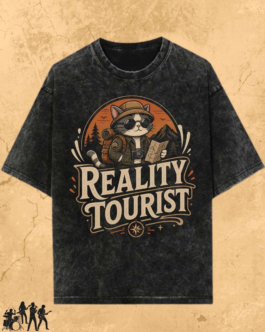 Meow Travel Mode Cotton Tshirt Billien LLC 
