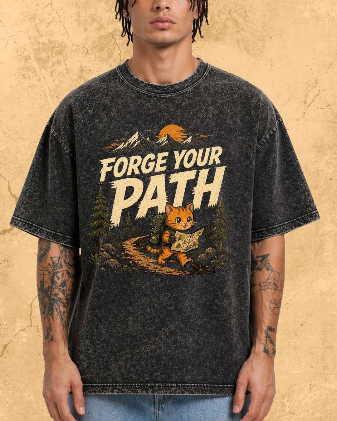 Meow Travel Mode Cotton Tshirt Billien LLC 