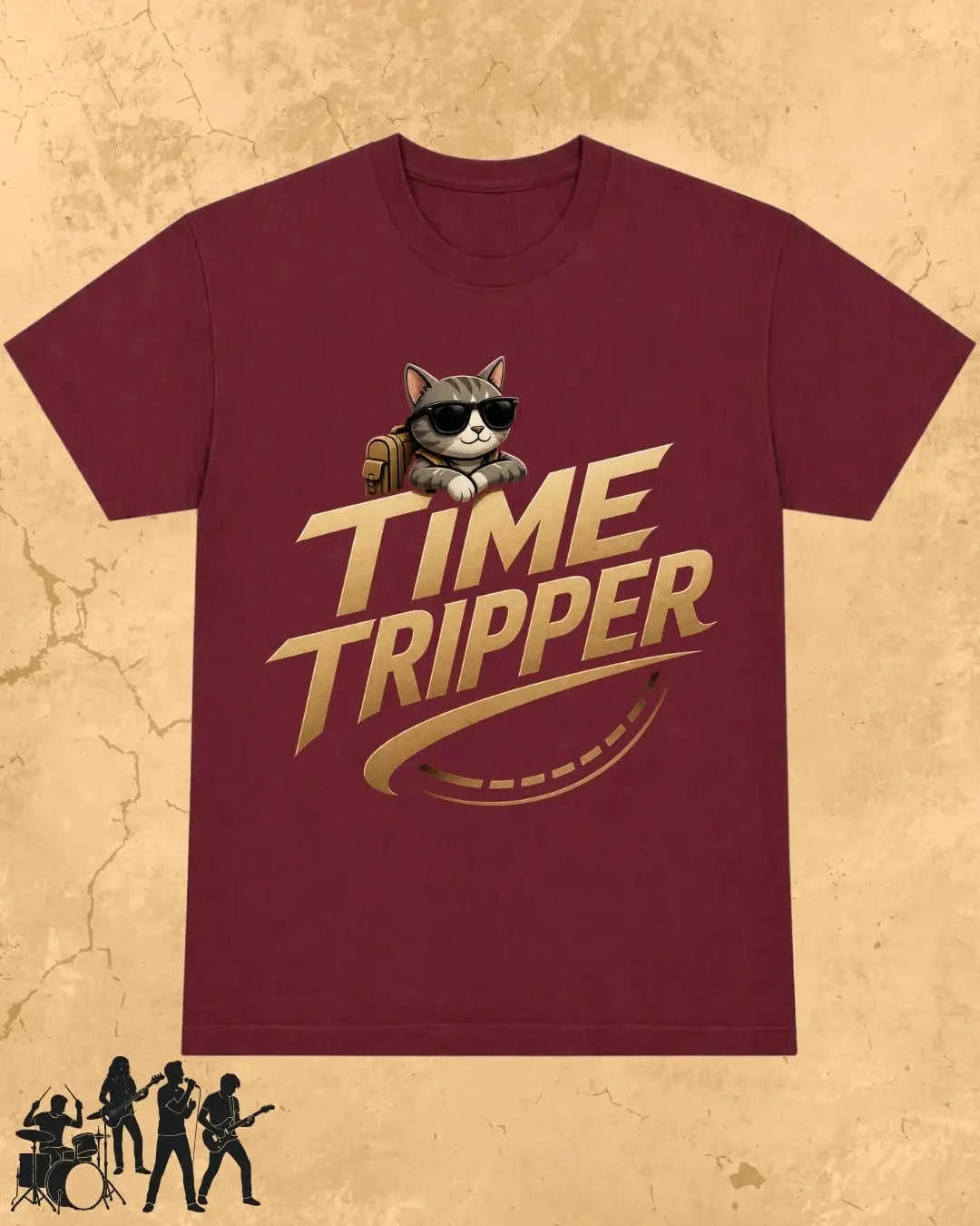 Meow Travel Mode Cotton Tshirt Swiftsoul