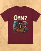 Meow Workout Cotton Tshirt Swiftsoul