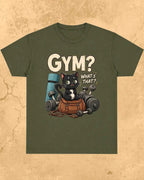 Meow Workout Cotton Tshirt Swiftsoul