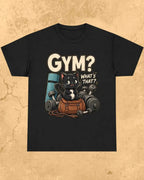 Meow Workout Cotton Tshirt Swiftsoul
