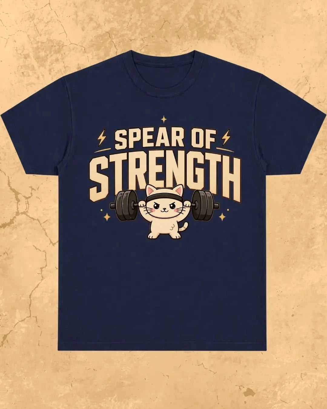 Meow Workout Cotton Tshirt Swiftsoul