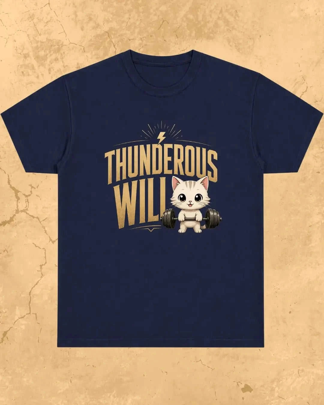 Meow Workout Cotton Tshirt Swiftsoul