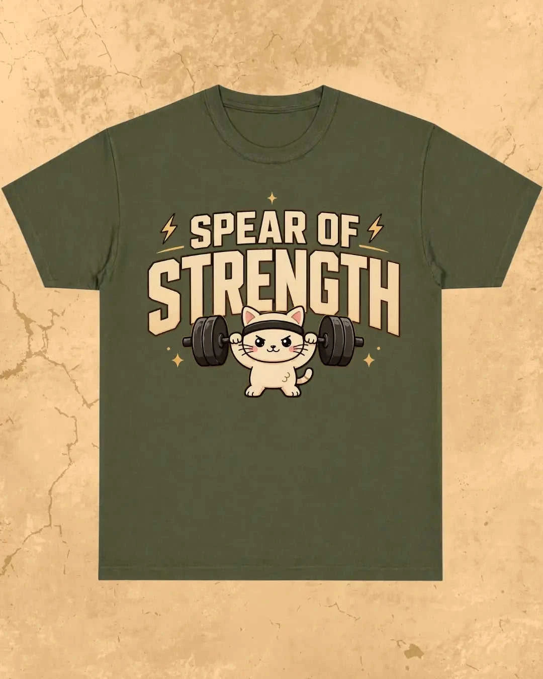Meow Workout Cotton Tshirt Swiftsoul
