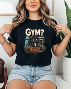 Meow Workout Cotton Tshirt Swiftsoul