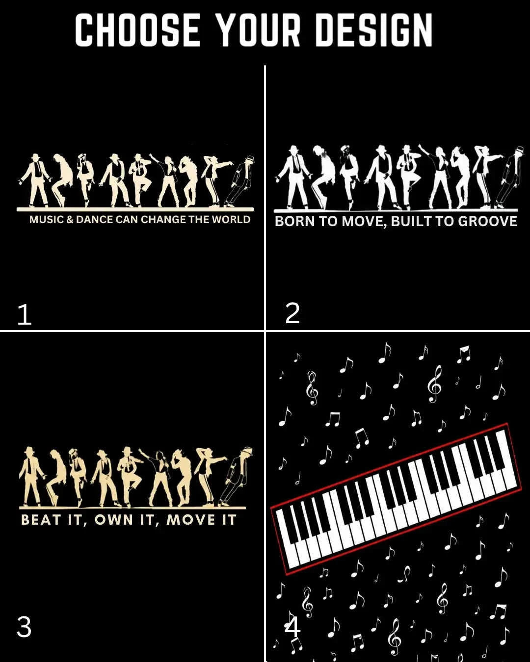 Michael Jackson Music Cotton T-Shirt Swiftsoul