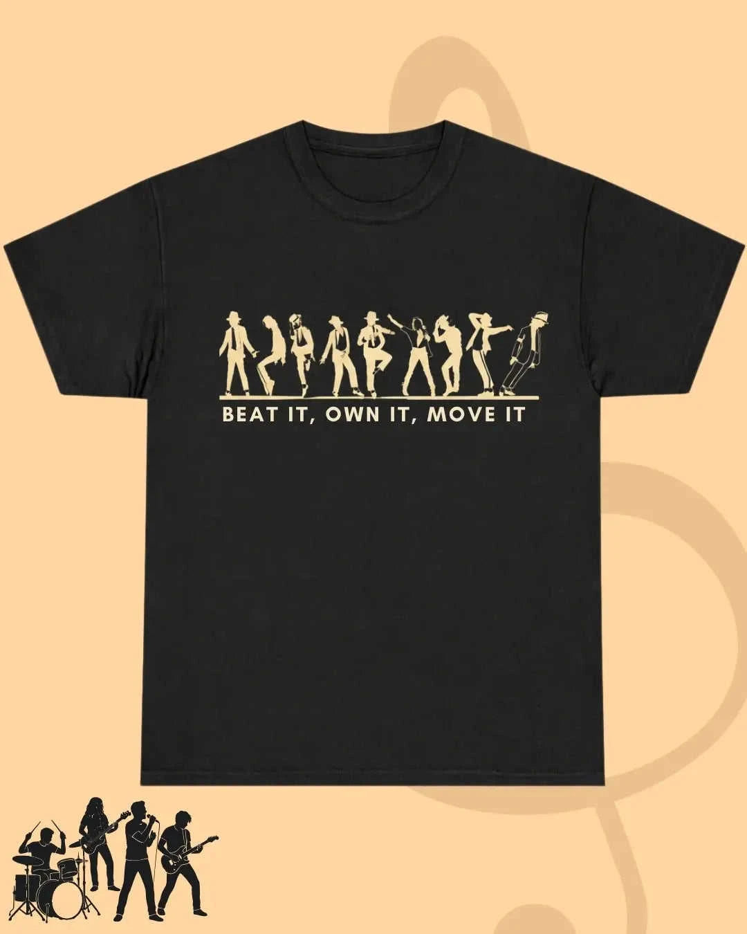 Michael Jackson Music Cotton T-Shirt Swiftsoul