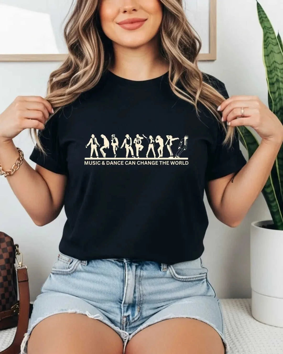Michael Jackson Music Cotton T-Shirt Swiftsoul