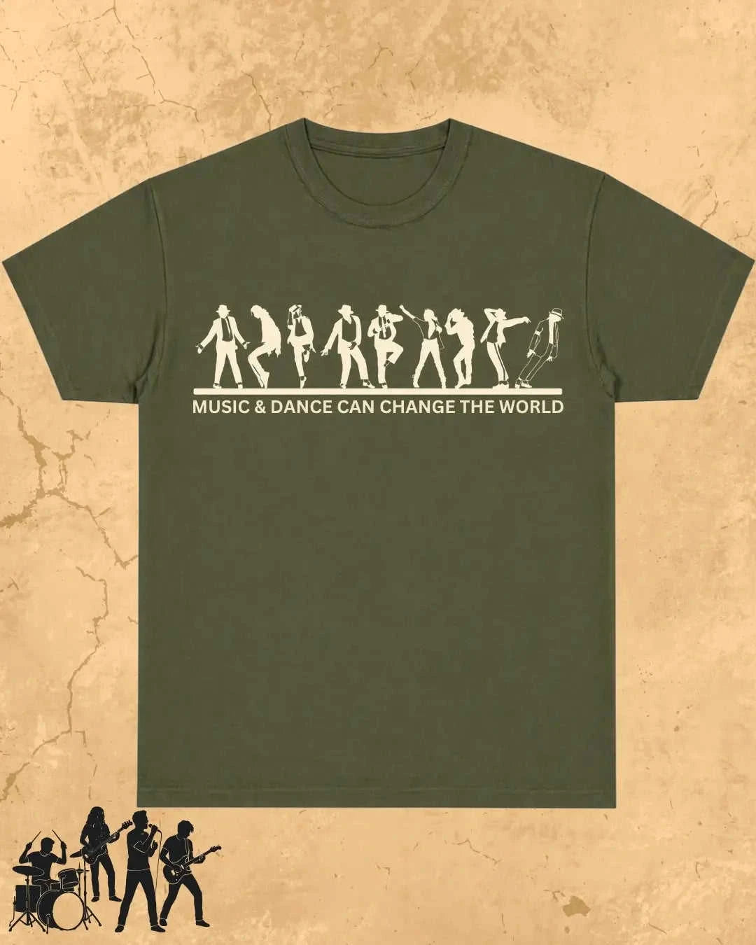 Michael Jackson Music Cotton T-Shirt Swiftsoul