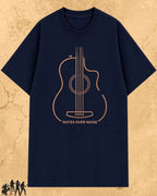 Minimal Guitar Music Cotton T-Shirt Billien LLC 