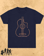 Minimal Guitar Music Cotton T-Shirt Billien LLC 