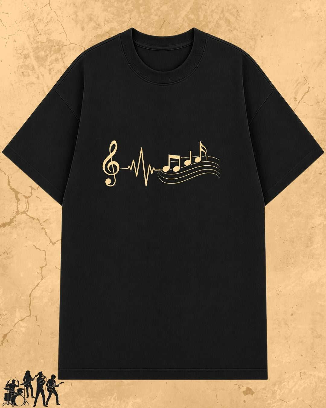 Minimal Music Vibe Cotton Tshirt Swiftsoul 