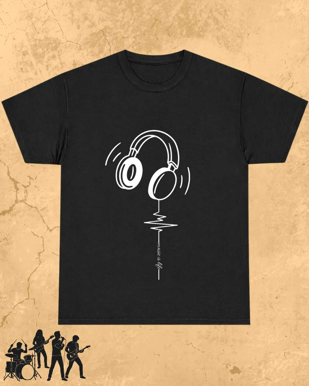 Minimal Music Vibe Cotton Tshirt Swiftsoul 