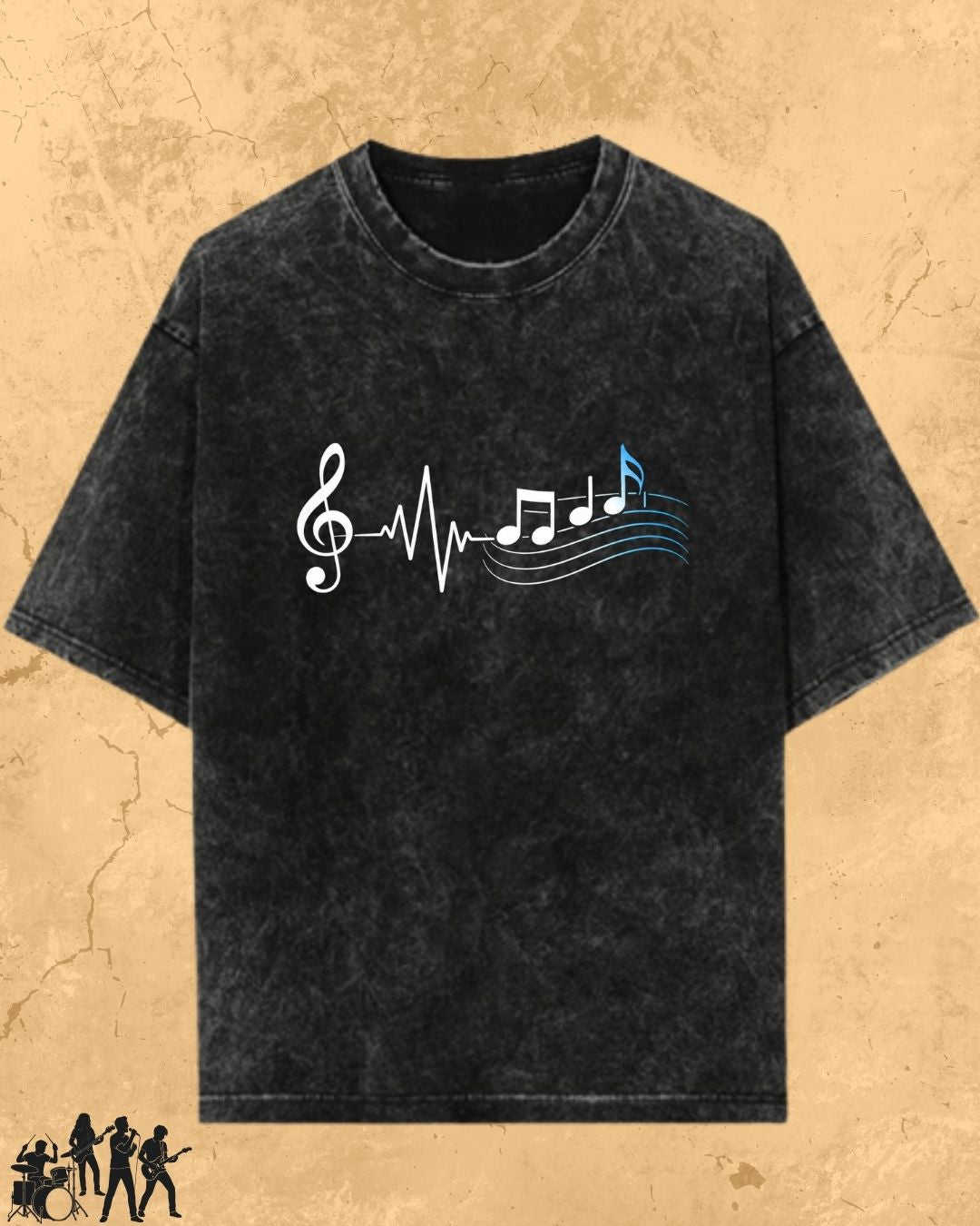 Minimal Music Vibe Cotton Tshirt Swiftsoul 