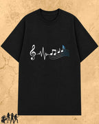 Minimal Music Vibe Cotton Tshirt Swiftsoul 