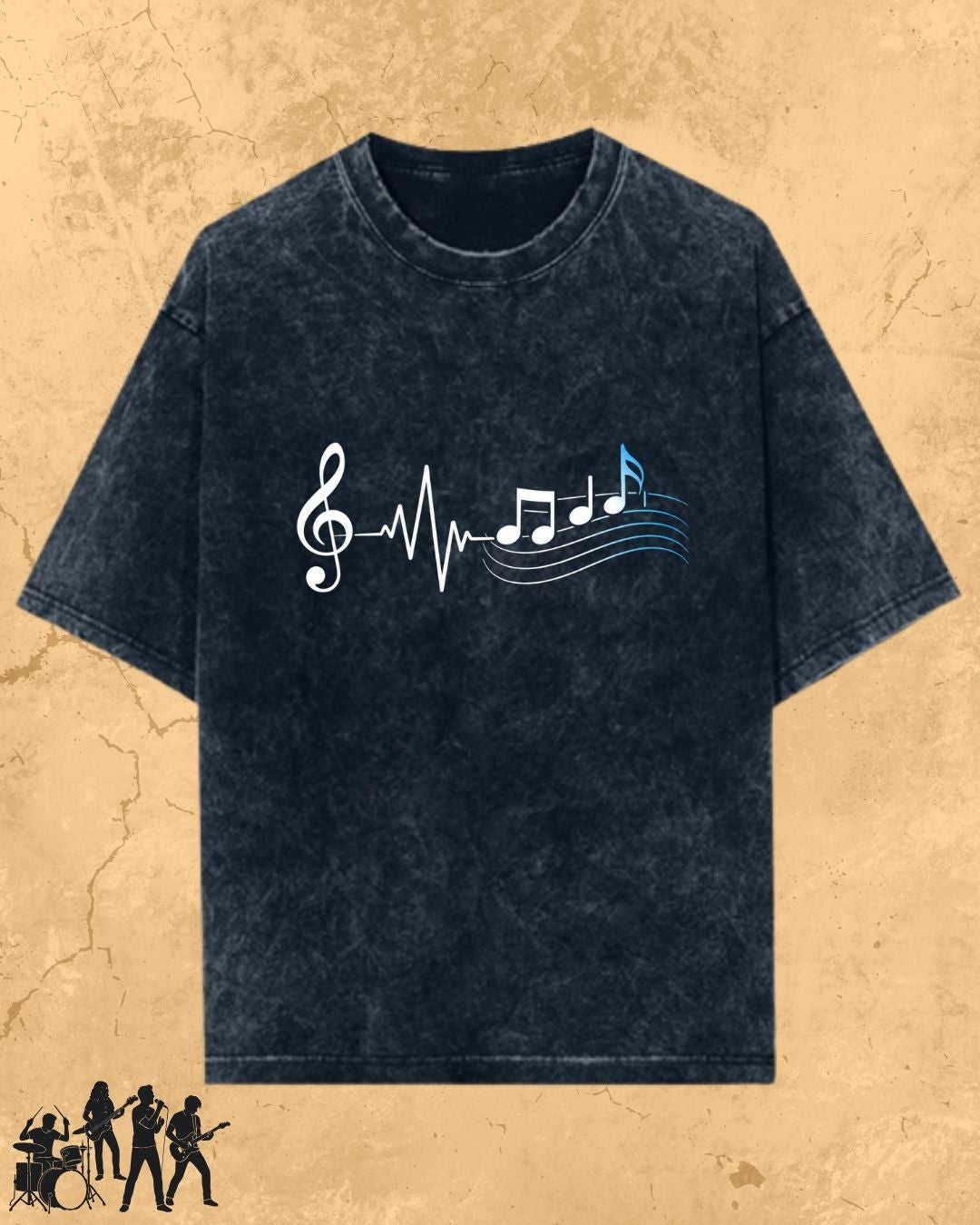 Minimal Music Vibe Cotton Tshirt Swiftsoul 