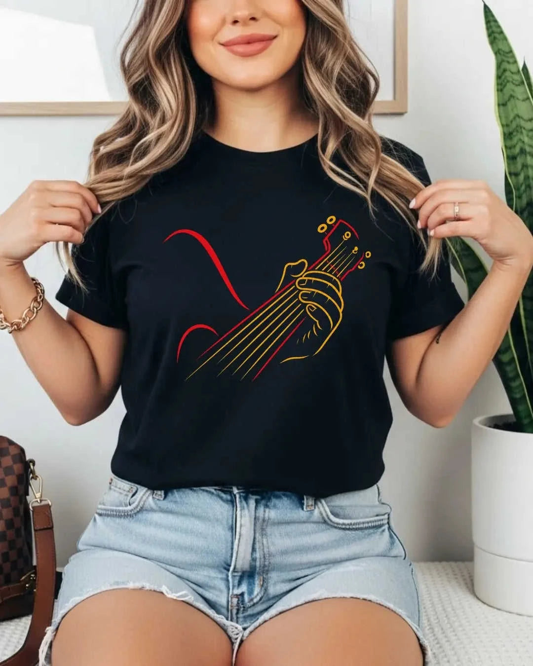 Minimal Music Vibe Cotton Tshirt Swiftsoul
