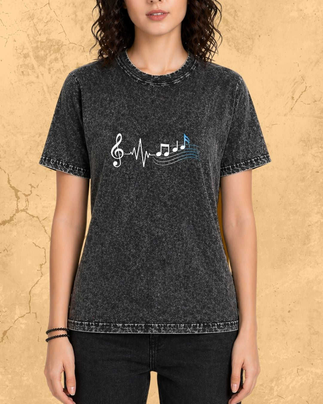 Minimal Music Vibe Cotton Tshirt Swiftsoul 