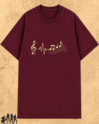 Minimal Music Vibe Cotton Tshirt Swiftsoul 