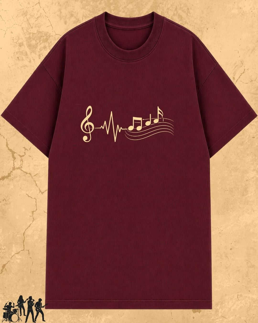 Minimal Music Vibe Cotton Tshirt Swiftsoul 