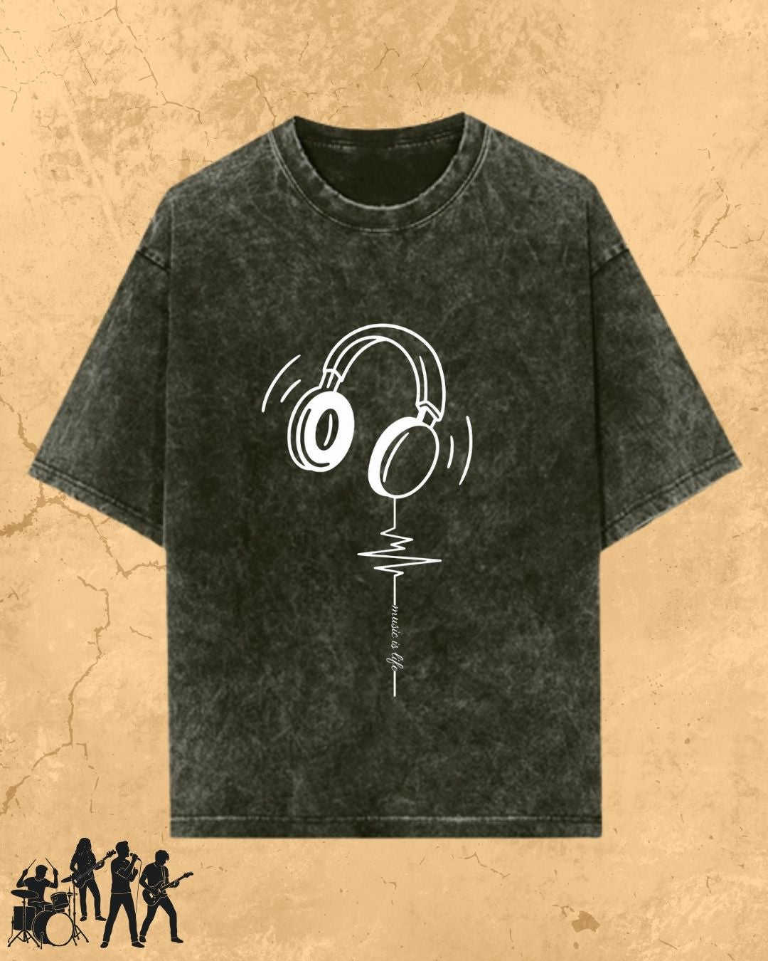 Minimal Music Vibe Cotton Tshirt Swiftsoul 