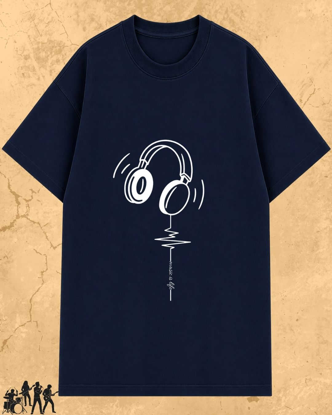 Minimal Music Vibe Cotton Tshirt Swiftsoul 