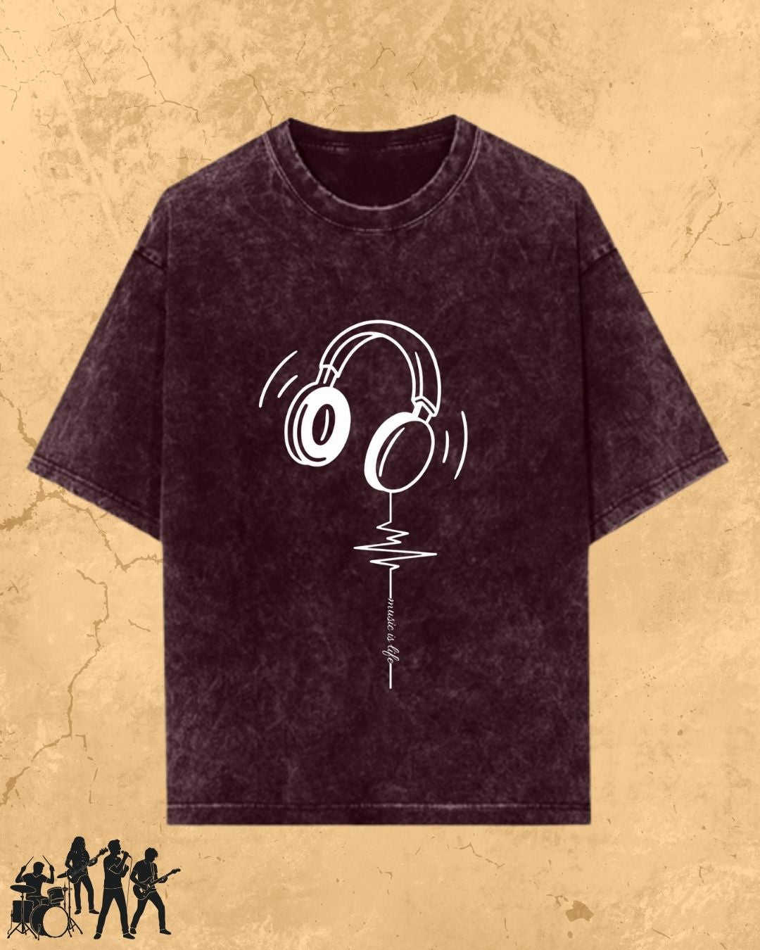 Minimal Music Vibe Cotton Tshirt Swiftsoul 