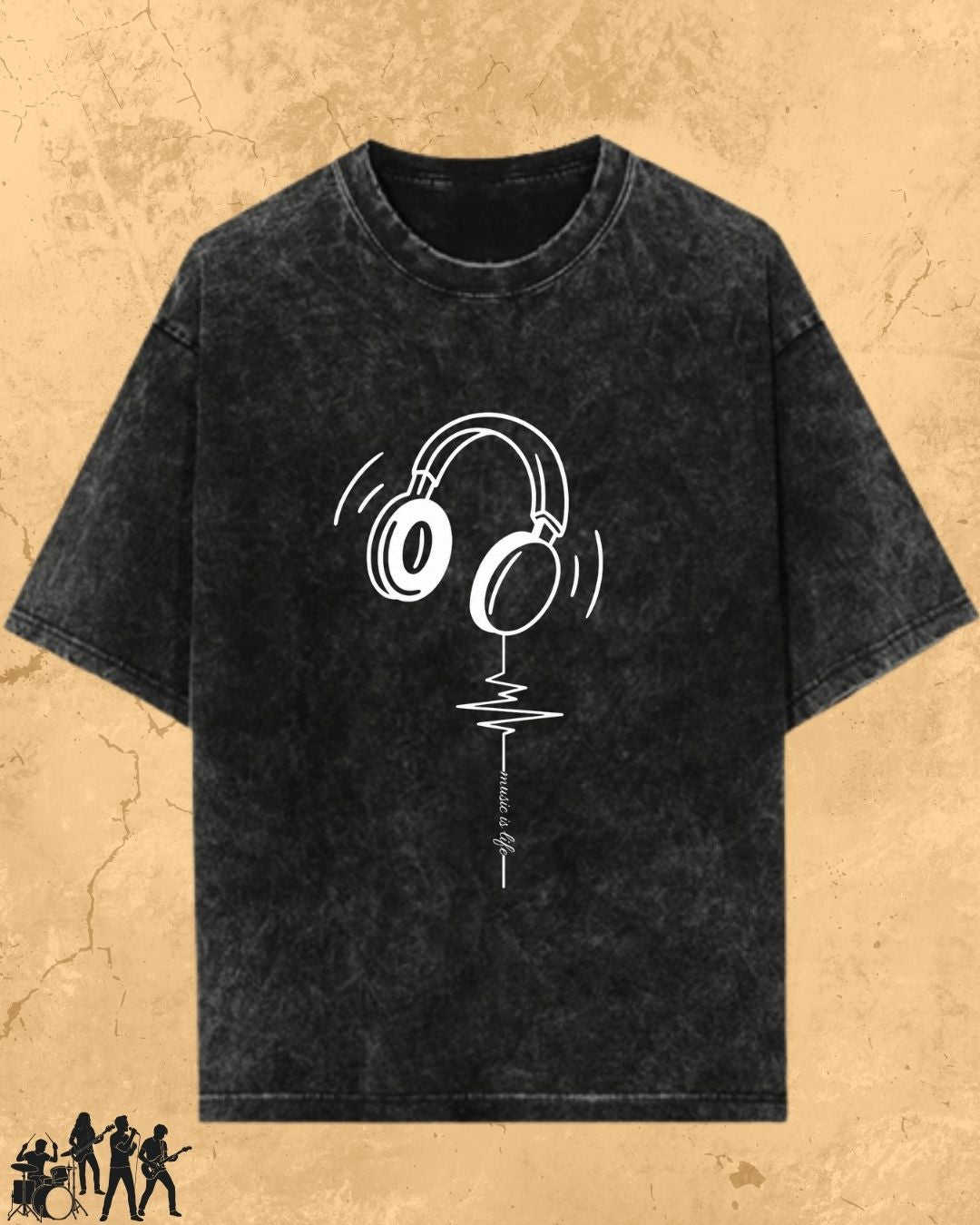 Minimal Music Vibe Cotton Tshirt Swiftsoul 