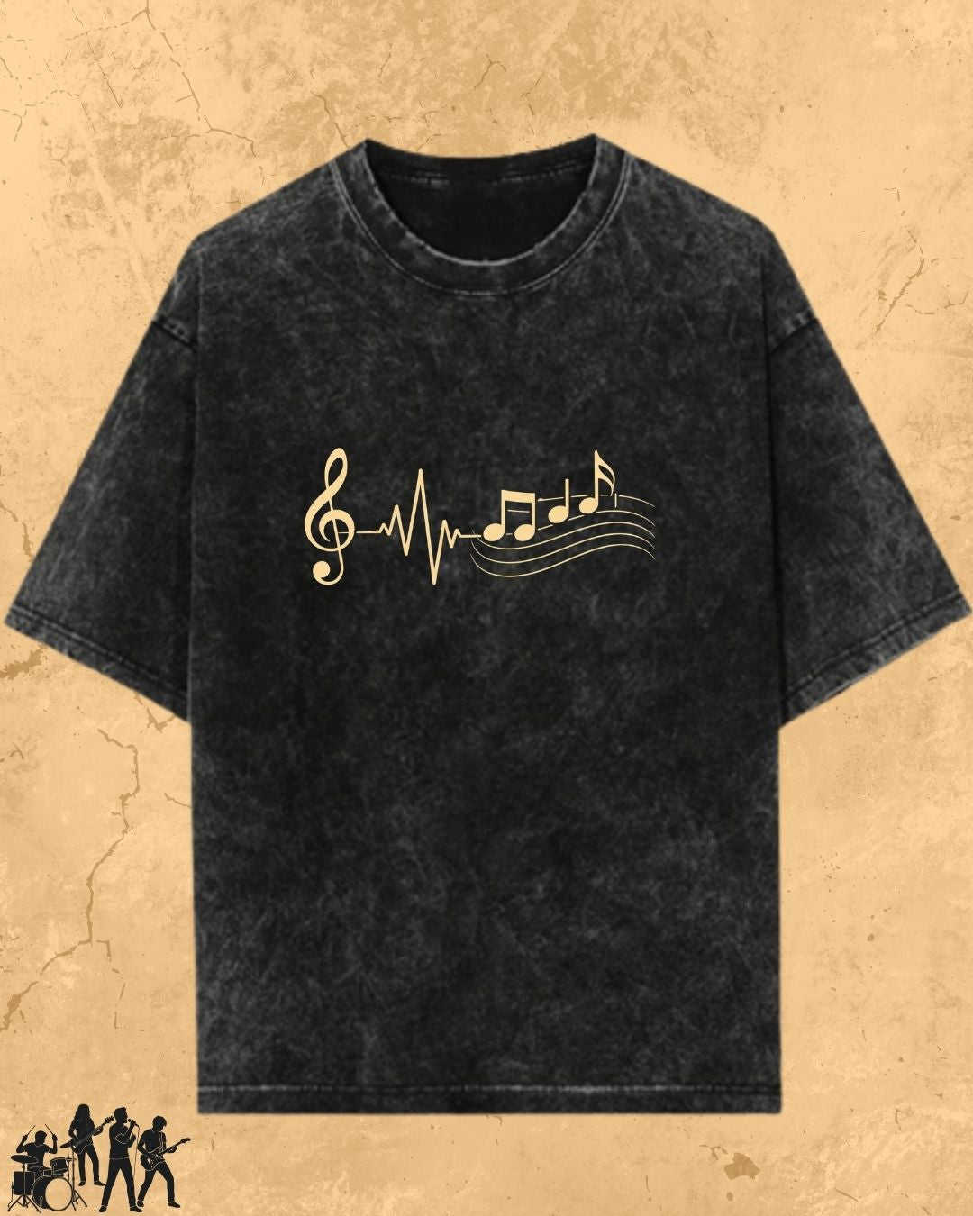 Minimal Music Vibe Cotton Tshirt Swiftsoul 