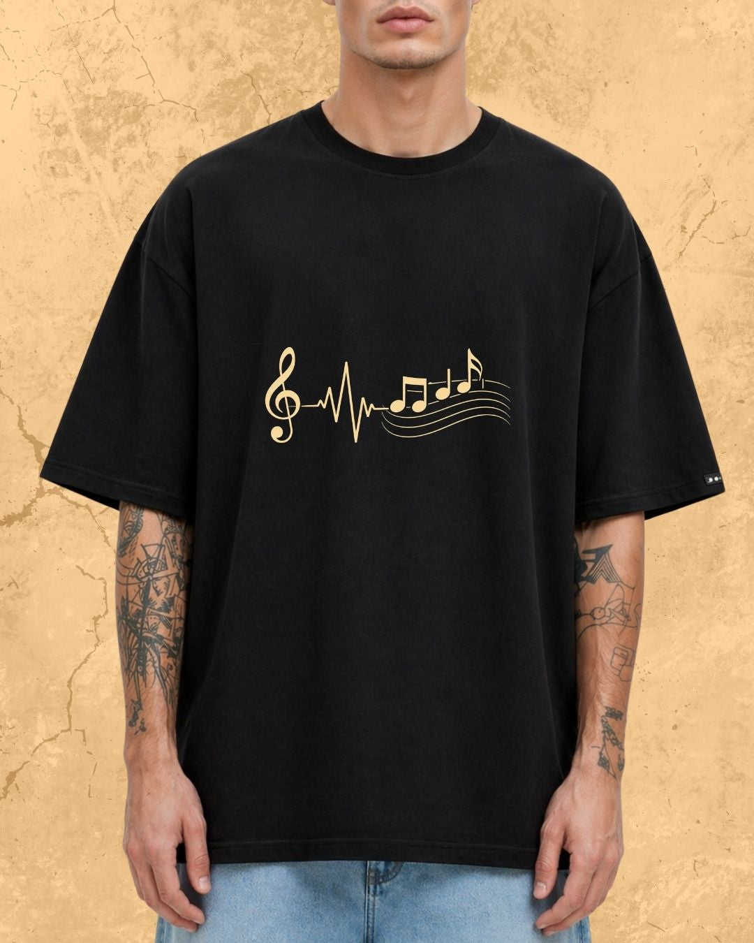 Minimal Music Vibe Cotton Tshirt Swiftsoul 
